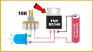 Simple LED Dimmer Circuit [upl. by Nelle133]