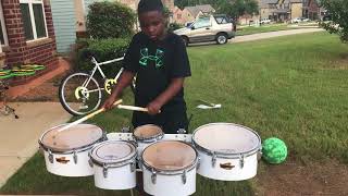 Awesome Drummer Jig 2 Quad Part Atlanta Drum Academy [upl. by Auka713]