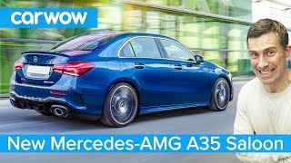 New MercedesAMG A35 Saloon Sedan 2020  see why its the ultimate small posh performance car [upl. by Trinia]