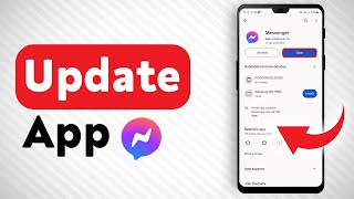 How To Update Messenger  Full Guide [upl. by Drarehs]