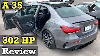 2020 Mercedes AMG A 35 4MATIC Sedan  Mountain Grey Metallic  AMG A 35 REVIEW [upl. by Negroj]