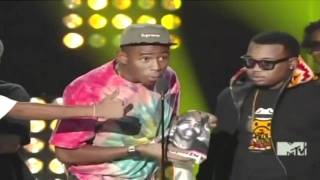 Tyler the Creator Winning Best New Artist 2011 [upl. by Aillil]