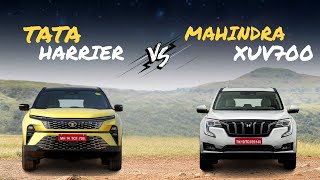 Tata Harrier vs Mahindra XUV 700 Comparison [upl. by Dogs891]