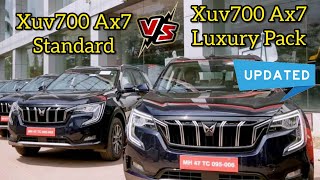 Mahindra XUV700 Ax7 vs Ax7L Luxury  Details About Luxury pack Price amp Features [upl. by Thesda950]