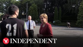 Nicola Sturgeon visits new Police Scotland training academy [upl. by Etem]