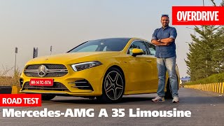 2021 MercedesAMG A 35 sedan review  compact fun and accessible AMG  OVERDRIVE [upl. by Siuol272]