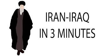 Iran  Iraq War  3 Minute History [upl. by Ihcekn]