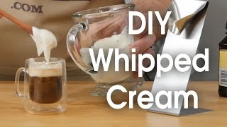 DIY whipped cream in 60 seconds [upl. by Brandea]