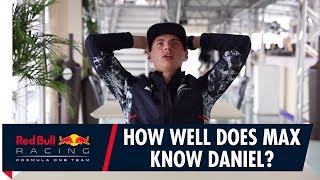 How Well Does Max Verstappen Know Daniel Ricciardo [upl. by Lilli]