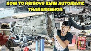 How To Remove BMW Automatic Transmission E90E92E82E60 [upl. by Amairam]