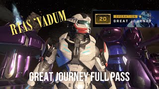 FREE ELITE ARMOUR Rtas Vadumhalfjaw  Great Journey Full Pass  Halo Infinite [upl. by Kerrie144]