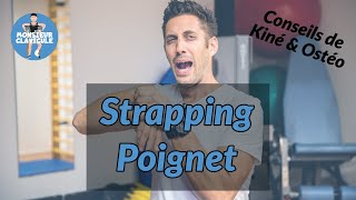 Strapping poignet  conseils de Kiné [upl. by Ahiel476]