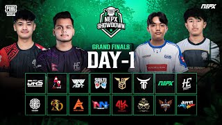 PUBG Mobile NEPX Showdown  Grand Finals Day 1 [upl. by Adon]