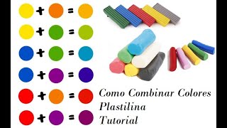 Como combinar colores con plastilina [upl. by Yttam]