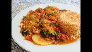 filetes de pescado a la mexicana [upl. by Ahcmis]