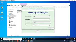 How to Reset Epson L395 with Resetter [upl. by Irabaj462]