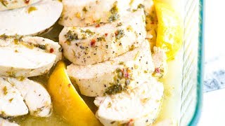 Easy Lemon Baked Chicken Breasts Recipe [upl. by Luo]