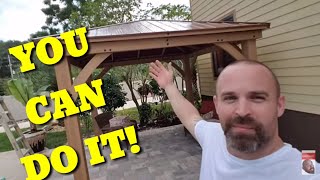 Building a Yardestry Gazebo from Costco [upl. by Burrows43]