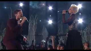 Pink feat Nate Ruess  Just Give Me A Reason at The 56th Annual Grammy Awards 2014 [upl. by Enella]