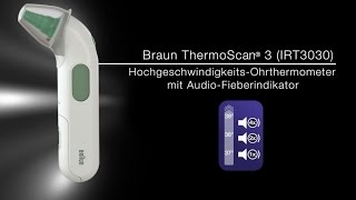 Braun ThermoScan® 3 OhrThermometer IRT3030 [upl. by Enelym581]