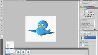 How to Create an Animated GIF in Photoshop CS4 [upl. by Aivata]