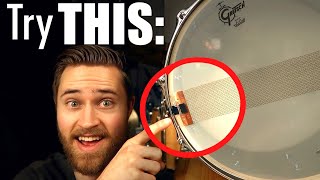 Why Does My Snare Drum Sound Cheap THE BIG FIX [upl. by Pokorny]