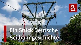 Lebendige deutsche Seilbahngeschichte Die Sesselbahn Assmannshausen  Niederwald [upl. by Ahslek]