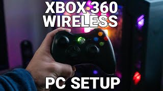 Connect Xbox 360 wireless receiver to Windows 10 amp How to use Xbox 360 controller on PC [upl. by Armilla179]