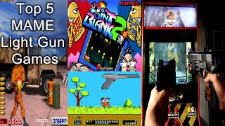 My Top 5 MAME Arcade Light Gun Shooter Games [upl. by Lodge]