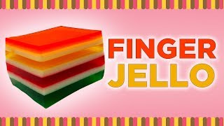 THE BEST LAYERED FINGER JELLO EVER [upl. by Neemsaj948]