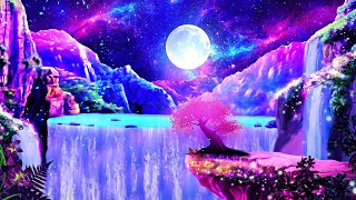 Peaceful Night 💜 Deep Sleep Music 528Hz  Calm Magic Meditation Music [upl. by Nadaba]