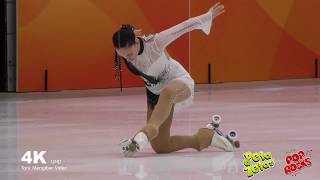 4K Natalia baldizzone morales Mundial Wrg 2019 patinaje Barcelona [upl. by Nuawad]