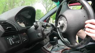 E53 X5 BMW Sport Steering Wheel Trim Replacement [upl. by Ahselaf914]