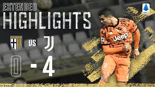 Parma 04 Juventus  Ronaldo Scores another Towering Header  EXTENDED Highlights [upl. by Lotz]