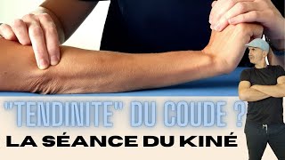 EPICONDYLITE ou quottendinitequot du COUDE  La séance kiné kinésithérapie tenniselbow tendinite [upl. by Hnim]