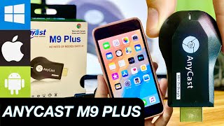 ANYCAST M9 PLUS WiFi HDMI Wireless Display Dongle  Unboxing  Easy Screen Mirroring Test [upl. by Sitarski]