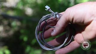 DIY survival Snares for Trapping Small animals [upl. by Craig]