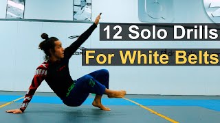 12 bjj drills every White Belt should do [upl. by Orna748]