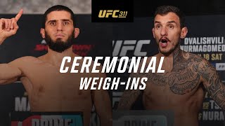 UFC 311 Ceremonial WeighIn [upl. by Desdamonna697]