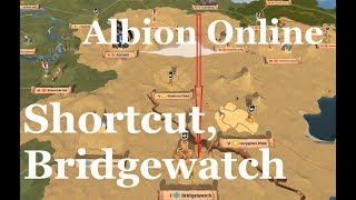 Albion Online  Caerleon to Bridgewatch fast almost safely [upl. by Brinn827]