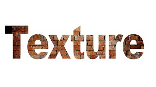 How to Add Texture to Text in Photoshop  Clipping Mask [upl. by Eirelam870]