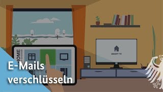 EMails verschlüsseln  BSI [upl. by Darsey197]