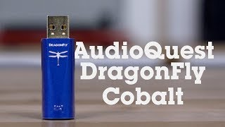 AudioQuest DragonFly Cobalt USB DAC amp headphone amp  Crutchfield [upl. by Noired]