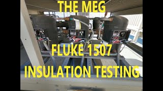 THE MEG  Fluke 1507 insulation meter in the field use and review HVAC [upl. by Sheedy]