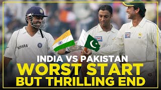 Worst Start But Thrilling End  Pakistan vs India  Historical Match Ever  3rd Test  MA2T [upl. by Nylatsyrk]