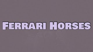 DBlock Europe  Ferrari Horses Lyrics ft RAYE [upl. by Azal]