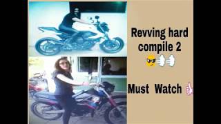 Girls revving motorcycles By RevvingFun [upl. by Luhe]