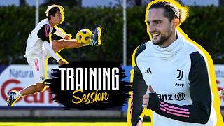 JUVENTUS PREPARES TO FACE MONZA  TRAINING [upl. by Iddet]