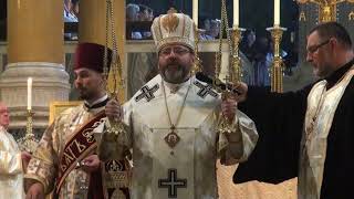 Westminster Cathedral Divine Liturgy with MajorArchbishop Sviatoslav 2018 [upl. by Zeni]