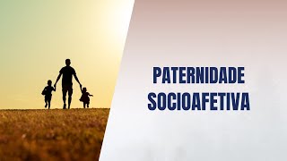 Paternidade socioafetiva [upl. by Terencio660]